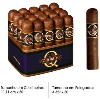 Charutos Quorum Maduro Short Robusto Ref.:0601 - JVB Distribuidora