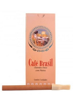 Charutos Finos Café Brasil c/ piteira – REF.: 0268 - JVB Distribuidora