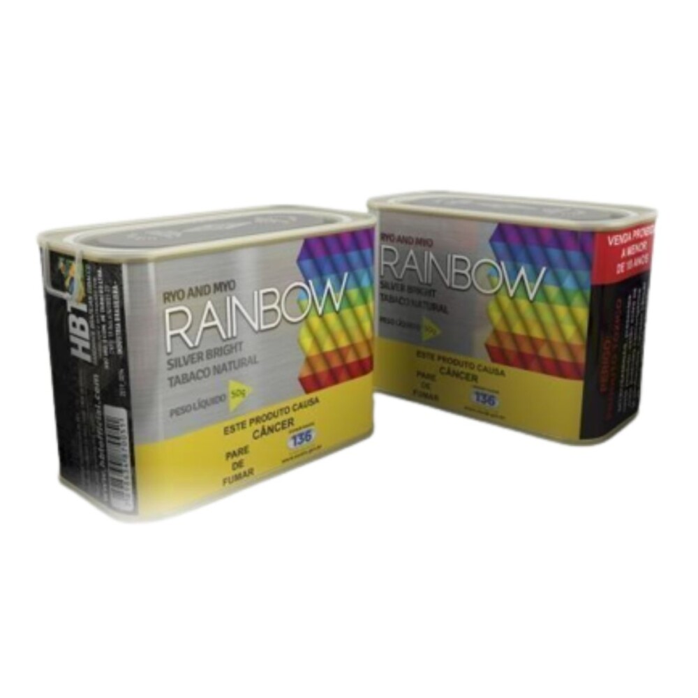 Fumo Rainbow Silver lata c/50g Ref.: 0515 - JVB Distribuidora