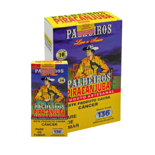 Palheiros Piracanjuba tradicional Display c/ 10 maços – REF.:0550 - JVB Distribuidora