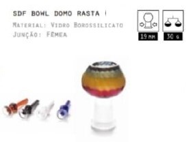 SDF Bowl Rasta Ref.: SDF 026 - JVB Distribuidora