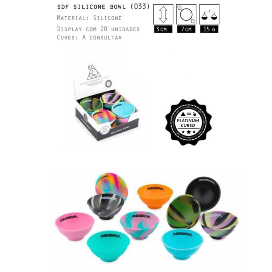 Cuia Silicone Bowl Squadafum – Ref.: SDF 033 - JVB Distribuidora