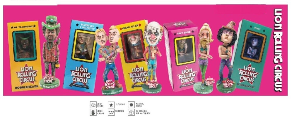 Bobblehead Bonecos Turma Lion Rolling Circus Ref.: 0465 - JVB Distribuidora