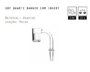 SDF Quartz Banger com Insert Ref.: SDF 049 - JVB Distribuidora