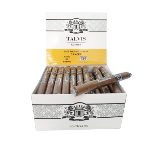 Charutos Talvis Corona Sabor Tradicional Ref.: 0075 - JVB Distribuidora