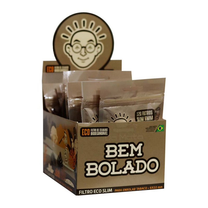 Filtro Bem Bolado ECO SLIM 6MM C/ 120 UN Ref.: 0863 - JVB Distribuidora