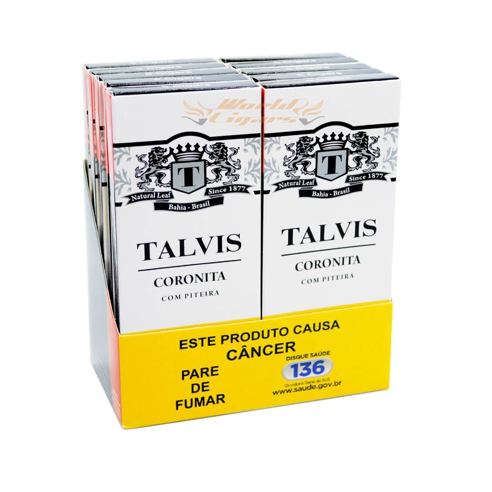 Cigarrilha Talvis Com Piteira 10×5 REF – 0612 – Tradicional - JVB Distribuidora