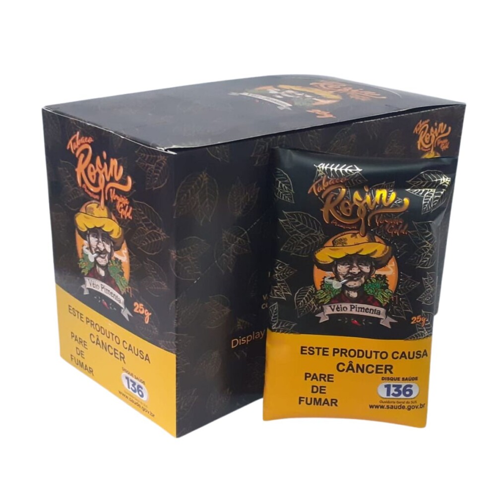 Tabaco Rosin Veio Pimenta 25g – REF – 0887 - JVB Distribuidora