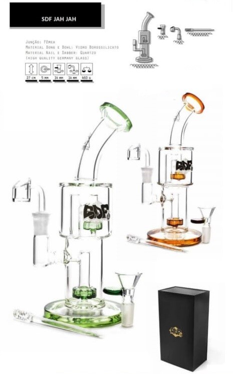 Sdf Bong Glas Premium JAH JAH Ref.: SDF 7011 - JVB Distribuidora