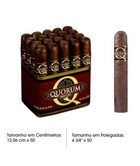 Charuto Quorum Maduro Robusto Ref.: 0600 - JVB Distribuidora