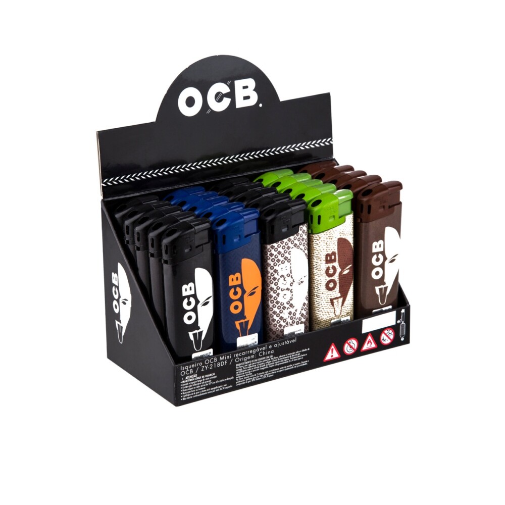 Isqueiro de bolso recarregável G – OCB Ref.: 0833 - JVB Distribuidora