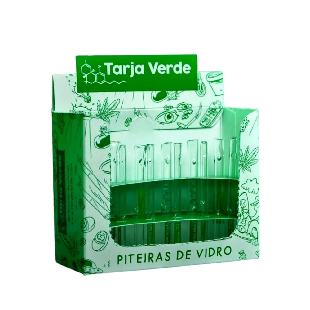 Piteira Vidro – Tarja Verde Ref.: 0907 - JVB Distribuidora