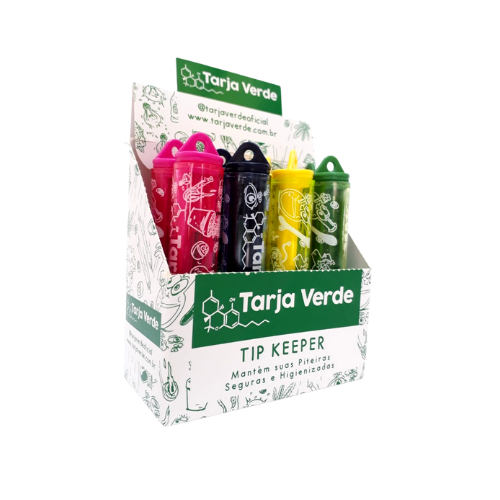 Tip Keep + Piteira Vidro – Tarja Verde Ref.: 0906 - JVB Distribuidora