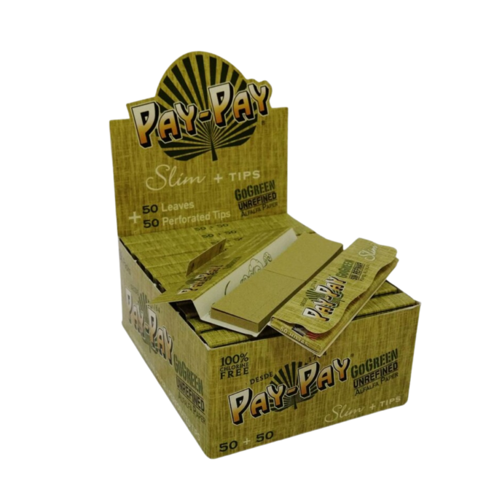 Papel Cig Pay Pay Slin + Tips C/24 Ref.: 0927 - JVB Distribuidora