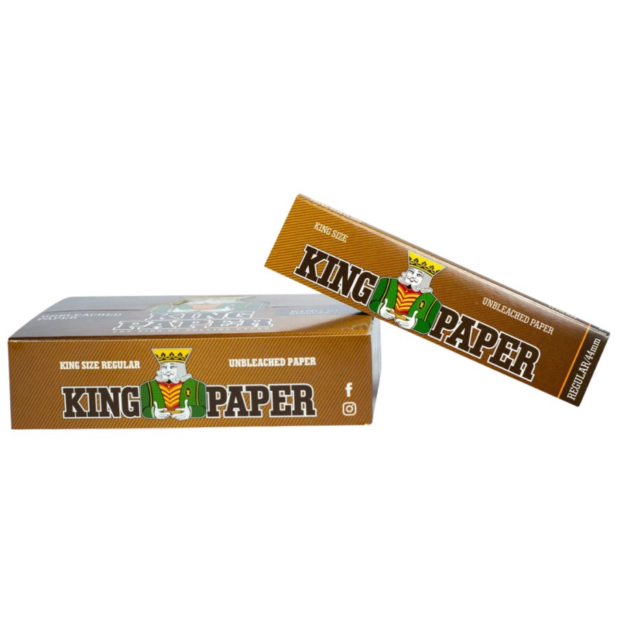 PAPEL CIG KING PAPER UNBLEACHED KING SIZE C/ 20 LIVRETOS – REF – 0999 - JVB Distribuidora