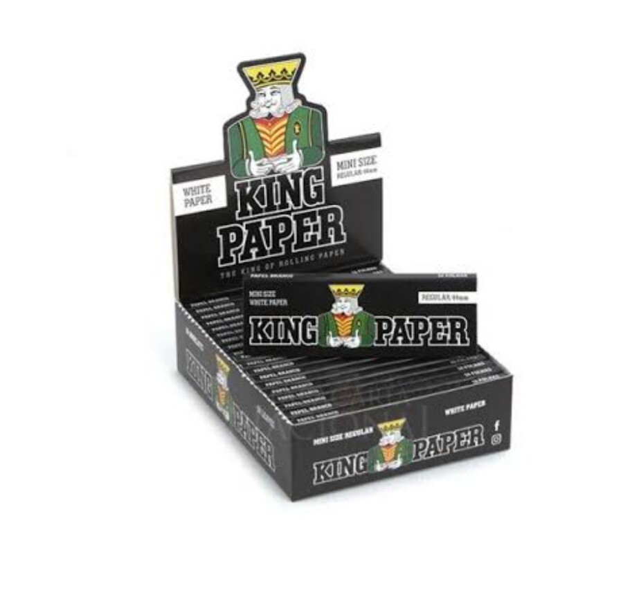 PAPEL CIG KING PAPER WHITE MINI SIZE C/ 20 LIVRETOS REF.: 1000 - JVB Distribuidora