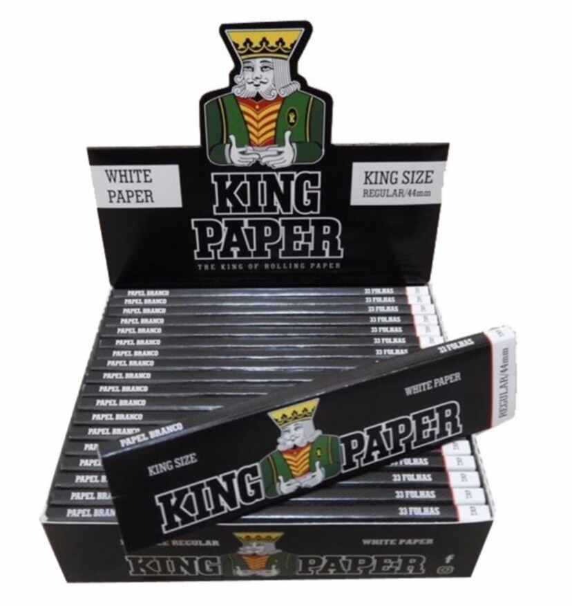 PAPEL CIG KING PAPER WHITE KING SIZE C/ 20 LIVRETOS – REF – 0998 - JVB Distribuidora