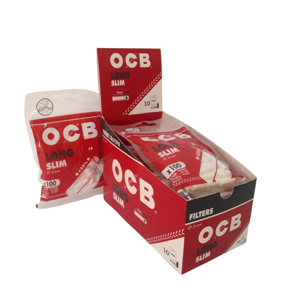 FILTRO OCB LONG SLIM CX C/10 – cod 0702 - JVB Distribuidora