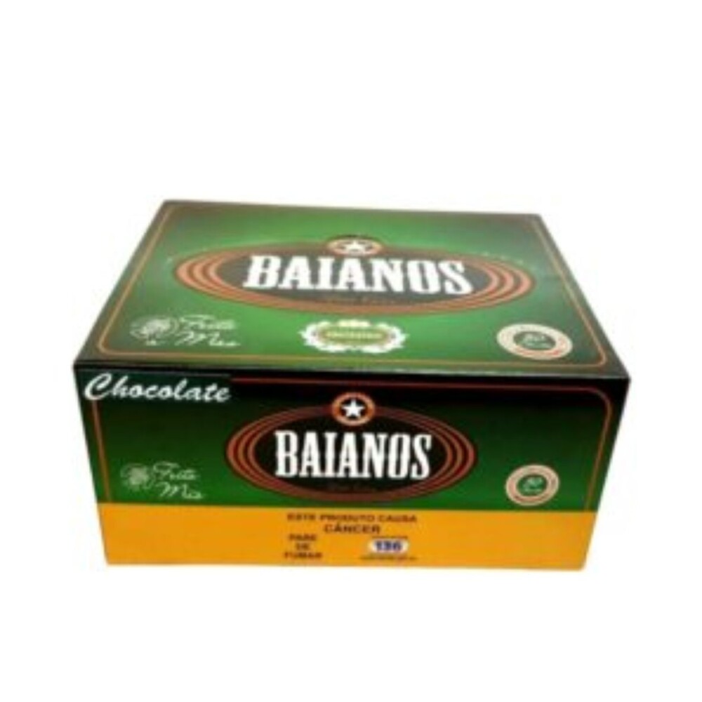 CHARUTO BAIANOS CHOCOLATE C/ 50  – CÓD 1089 - JVB Distribuidora