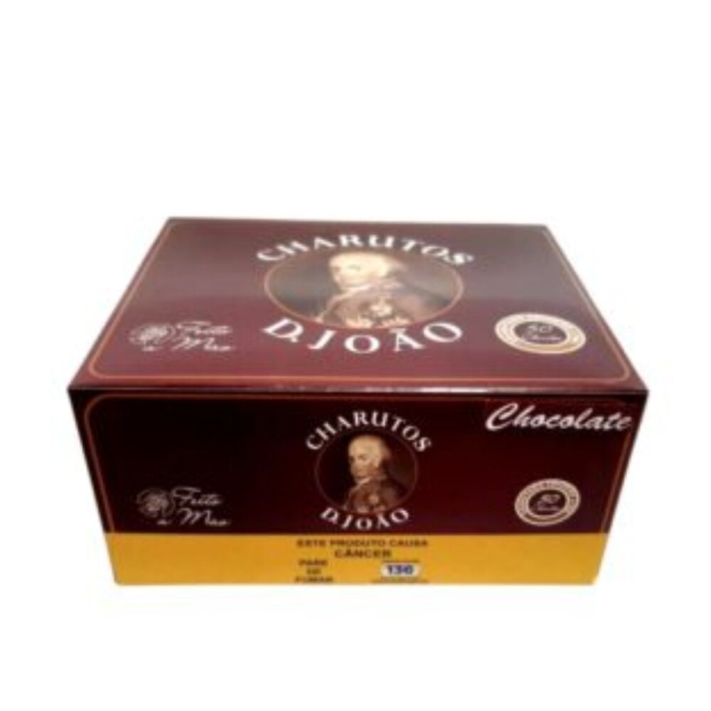 CHARUTO DOM JOÃO CHOCOLATE C/50  – CÓD 1090 - JVB Distribuidora