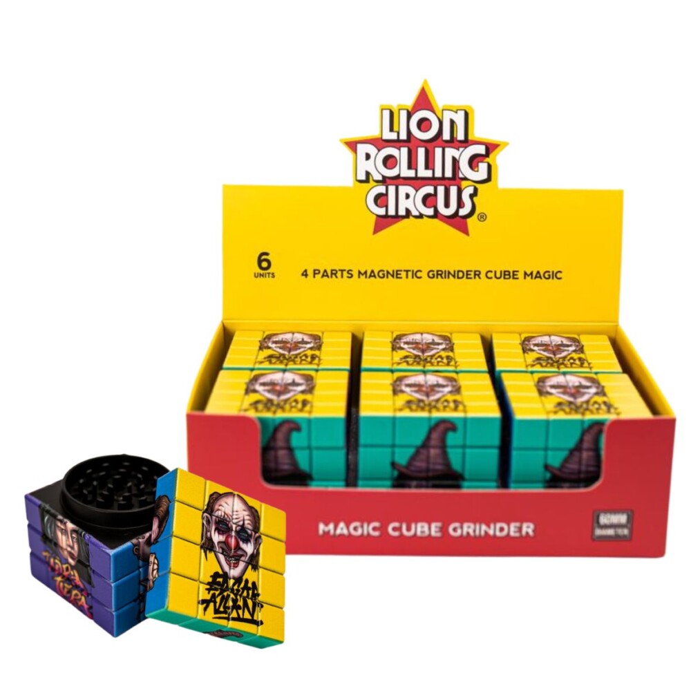 CUBO MAGIC GRINDER LION CIRCUS C/ 6 UN. REF: 1105 - JVB Distribuidora