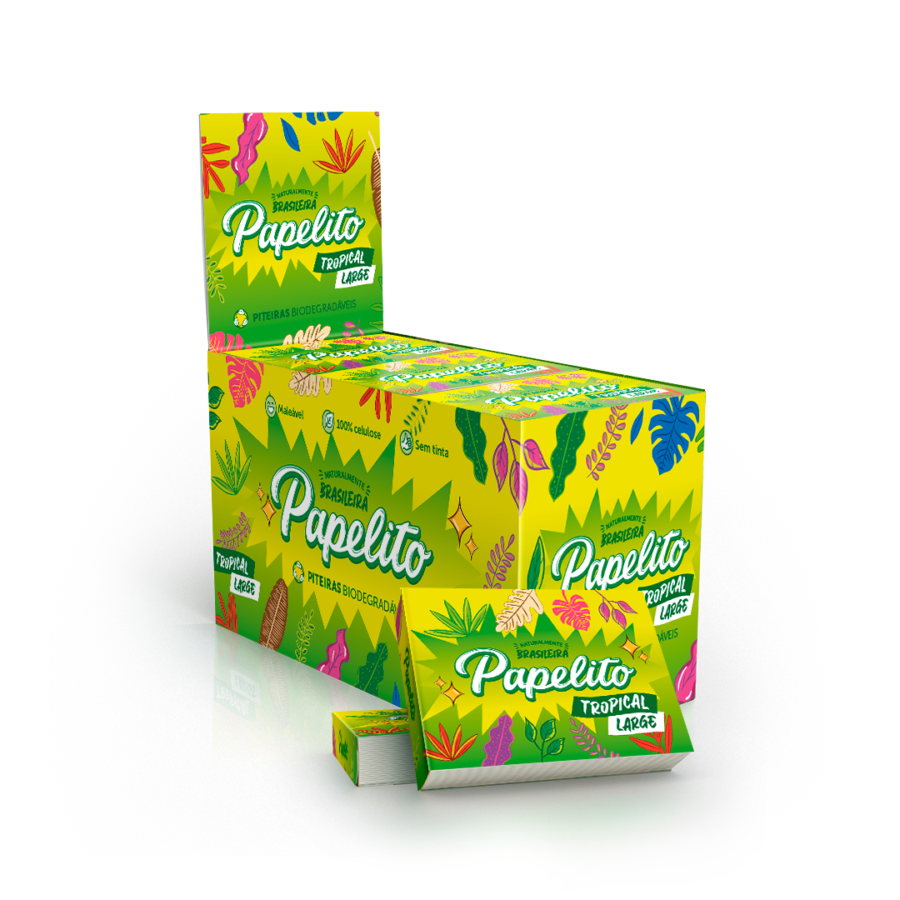 PAPELITO PITEIRA TROPICAL LARGE C/24 – REF 1135 - JVB Distribuidora