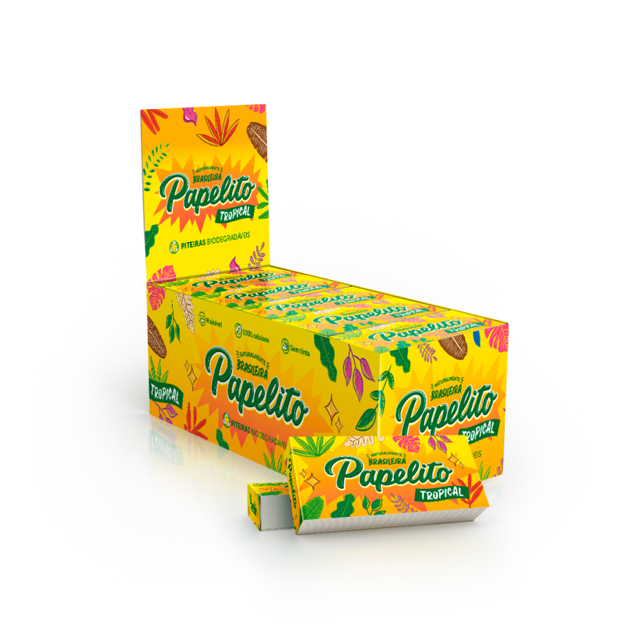 PAPELITO PITEIRA TROPICAL TRADICIONAL C/25 – REF 1136 - JVB Distribuidora