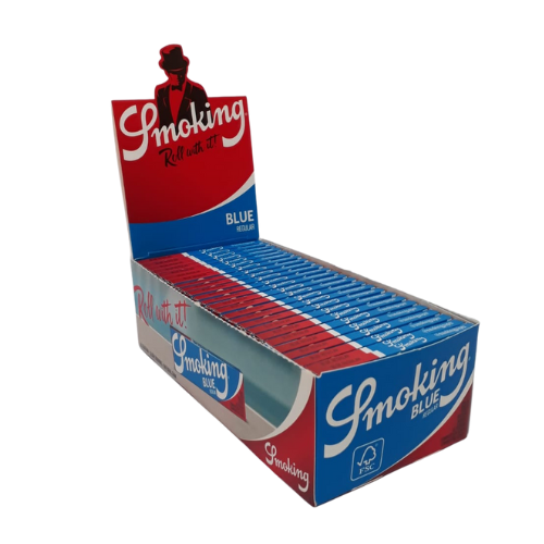 PAPEL CIG SMOKING N 8 BLUE ULTRAFINO – REF 0295 - JVB Distribuidora