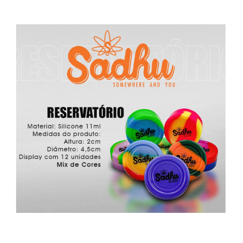 RESERVATÓRIO 11ML SADHU – REF 1164 - JVB Distribuidora