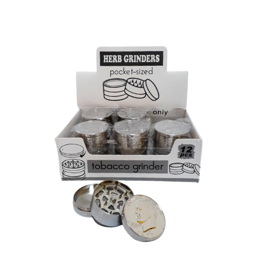 TRITURADOR METAL HERB GRINDERS – DOLAR C/12  – COD 1156 - JVB Distribuidora