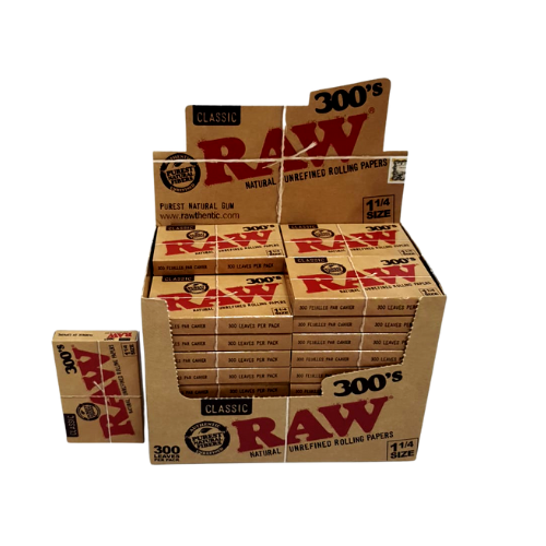 PAPEL CIG RAW LEAVES BOX 300 – REF.: 1176 - JVB Distribuidora