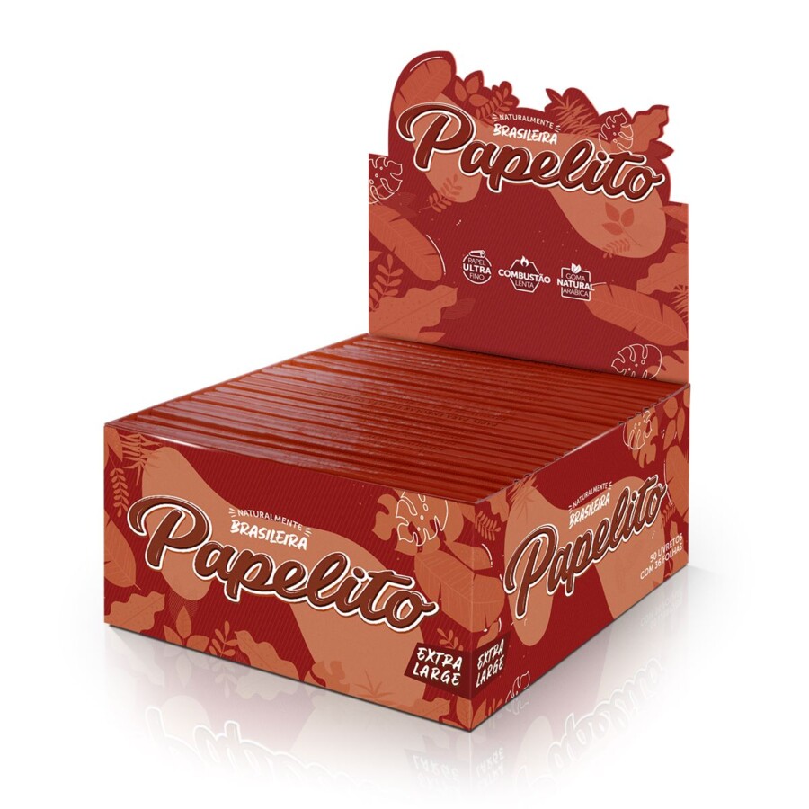 PAPEL EXTRA LARGE KING SIZE PAPELITO C/ 50 LIVRETOS –  REF.: 1191 - JVB Distribuidora