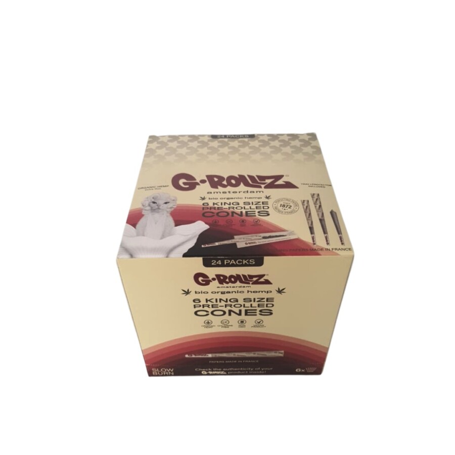 PAPEL CIG CONE ORGANIC EXTRA THIN 6X  G.ROLLZ – REF – 1322 - JVB Distribuidora