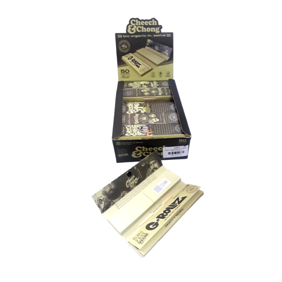 PAPEL+TIPS+POKER ORGANIC M.SATIVA G C/50 – REF – 1293 - JVB Distribuidora