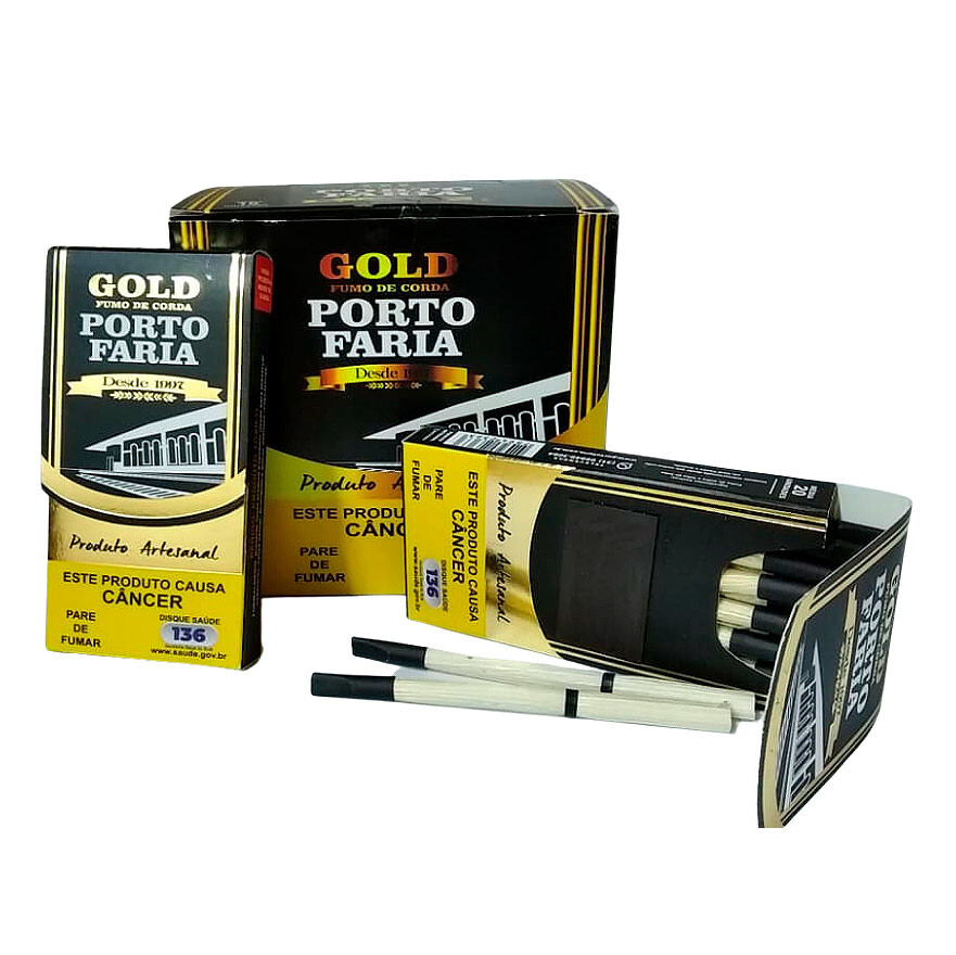 PALHEIRO  PORTO FARIA – GOLD – CX C/10 CAR DE 20 UN – REF – 1329 - JVB Distribuidora