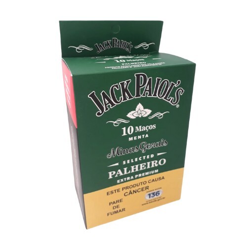 PALHEIRO JACK PAIOL’S MENTA – CX C/10 CART DE 20 UN – REF – 0426 - JVB Distribuidora