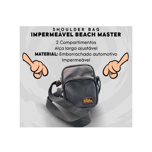 SHOULDER BAG INPERMEAVEL MASTER  BLACK  SADHU – REF – 1432 – - JVB Distribuidora