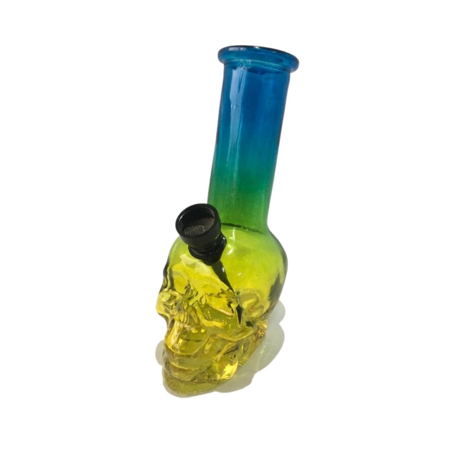 BONG DE VIDRO MINI SKULL COLORS ABDZ – REF – 1439- - JVB Distribuidora