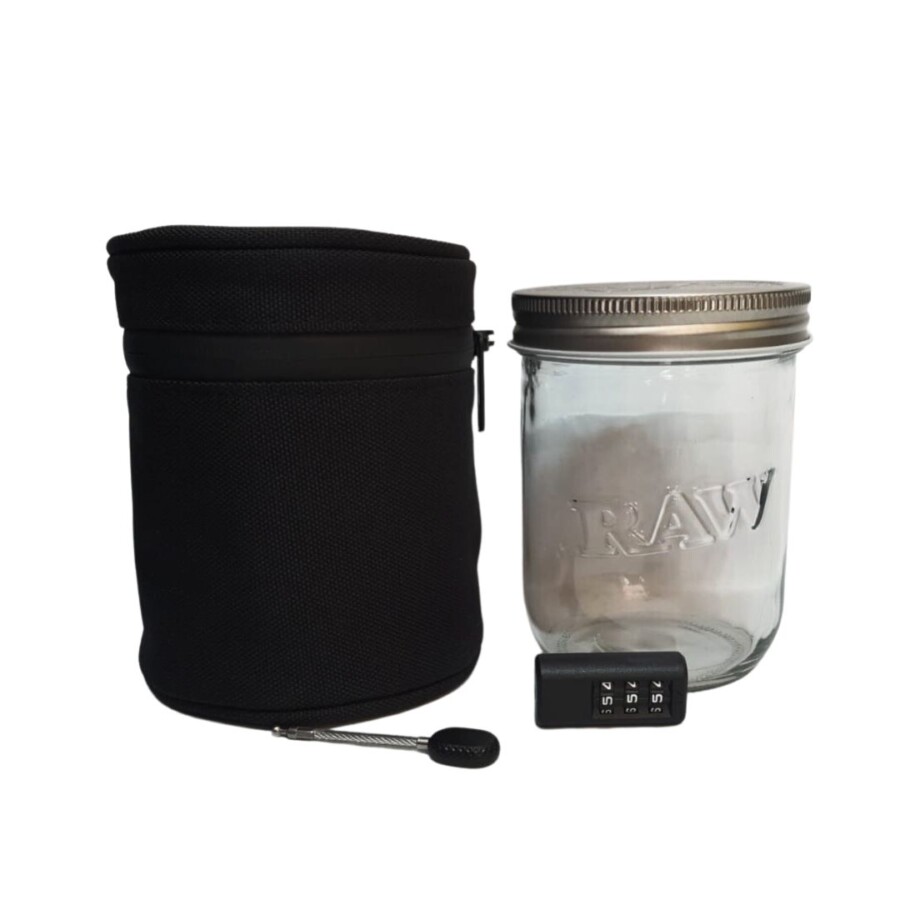 POTE DE VIDRO RAW CASE 16oz  – REF – 1248 - JVB Distribuidora