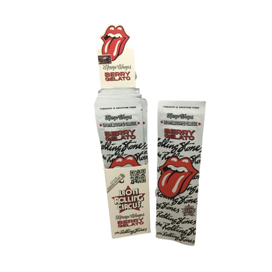 PAPEL CIG LION CIRCUS HEMP BERRY GELATO ROLLING STONES  C/25 – REF – 1582 - JVB Distribuidora