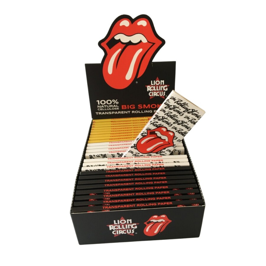 PAPEL CIG LION CIRCUS CELULOSA ROLLING STONES 25UN – REF – 1617 - JVB Distribuidora