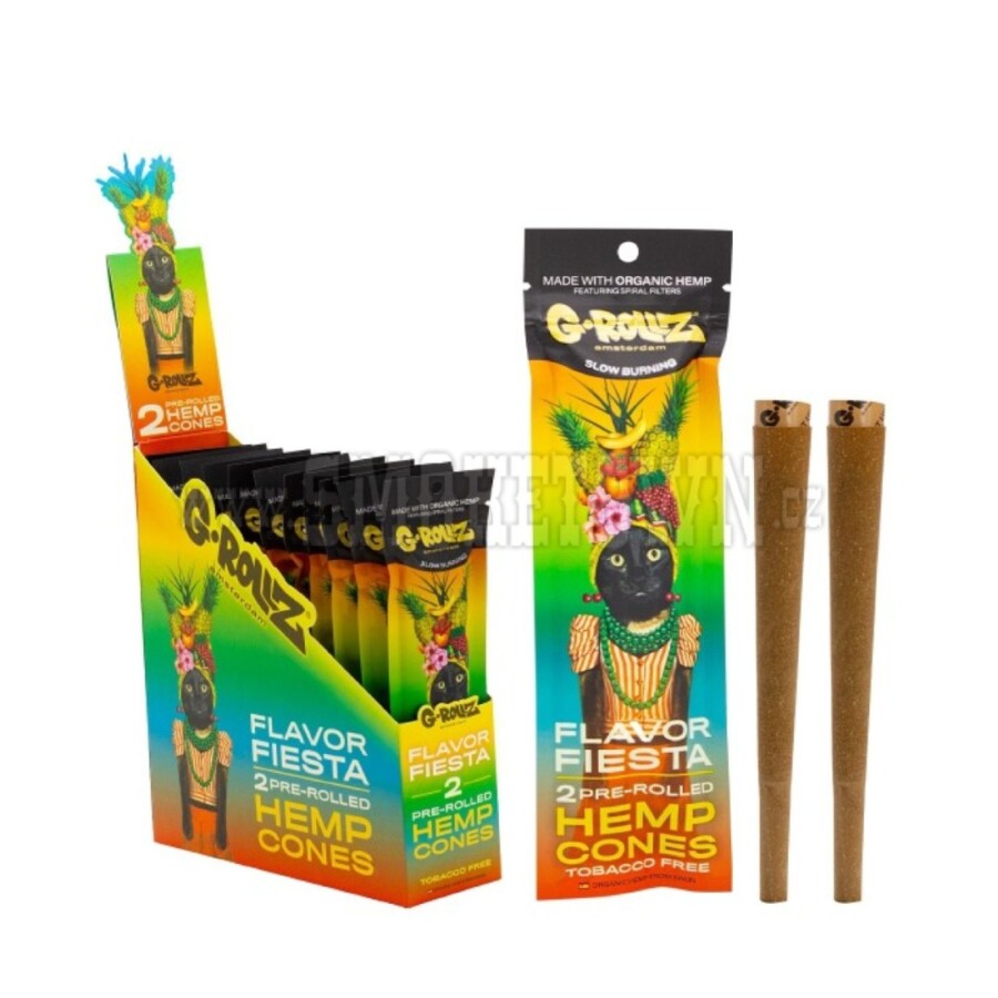 PAPEL CIG HEMP FIESTA   C/12 – G.ROLLZ  – REF – 1635 - JVB Distribuidora