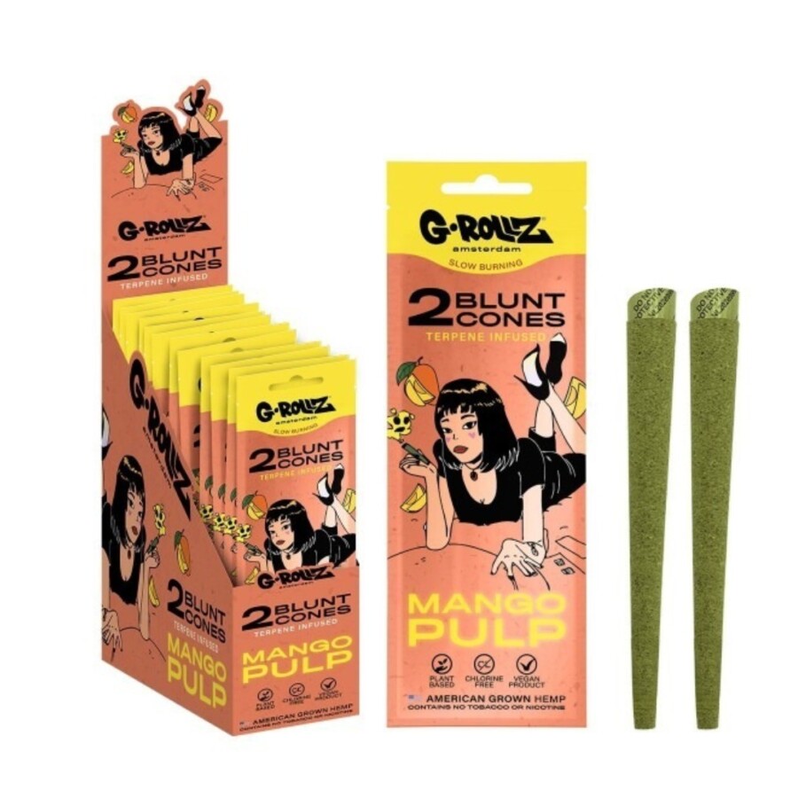 PAPEL CIG HEMP MANGO TERPENE  PULP C/12 – G.ROLLZ    – REF – 1640 - JVB Distribuidora