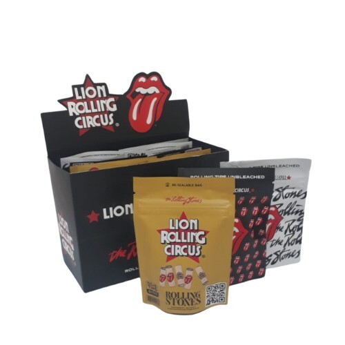 PITEIRA PRE ROLLED ROLLING STONES LION CIRCUS 6MM – REF 1618 - JVB Distribuidora