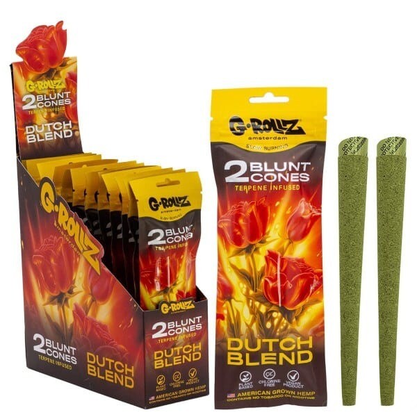 PAPEL CIG HEMP DUTCH BLEND TERPENE C/12 – G.ROLLZ – REF – 1730 - JVB Distribuidora