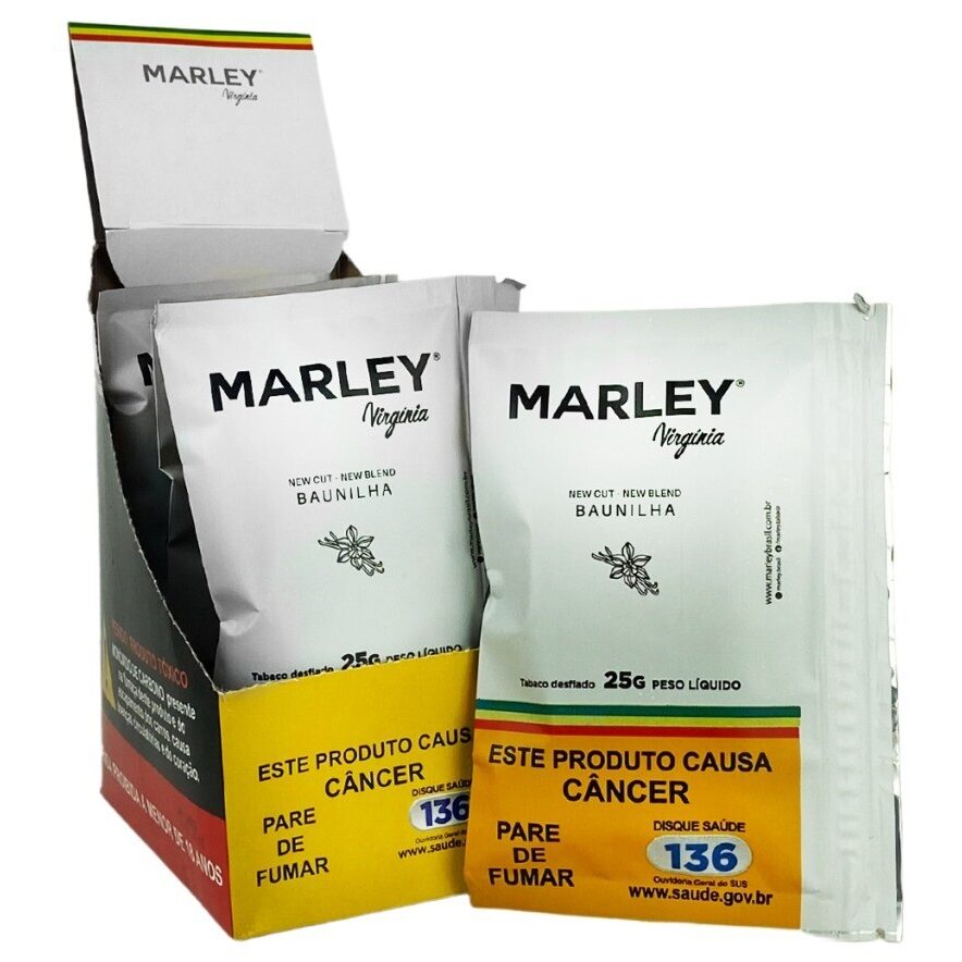 TABACO P/ENROLAR MARLEY BAUNILHA 5x25g – REF – 1742 - JVB Distribuidora