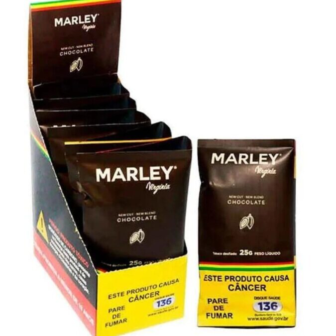 TABACO P/ ENROLAR MARLEY CHOCOLATE 5x25g – REF – 1743 - JVB Distribuidora