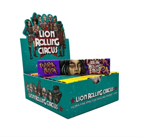 PAPEL CIG LION CIRCUS BRASIL EDITION BRANCA KS+TIPS C/25X40UN – REF – 1744 - JVB Distribuidora