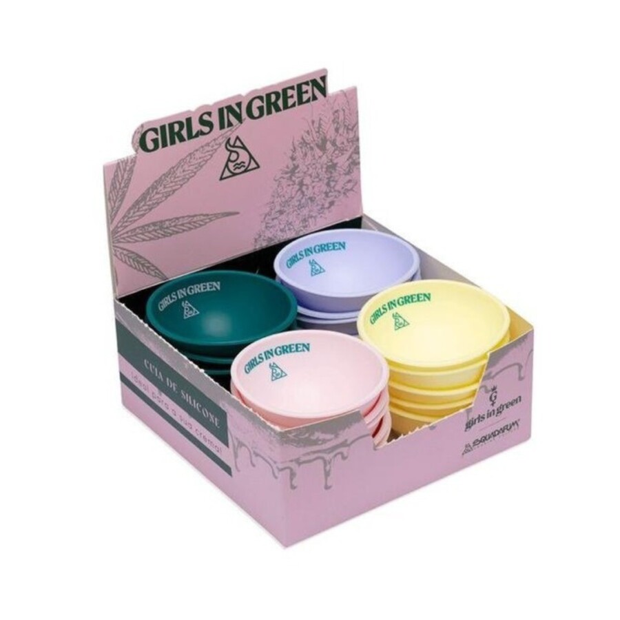 CUIA SILICONE BOWL GIRLS IN GREEN C/20 SDF SQUADAFUM – REF – SDF001U - JVB Distribuidora