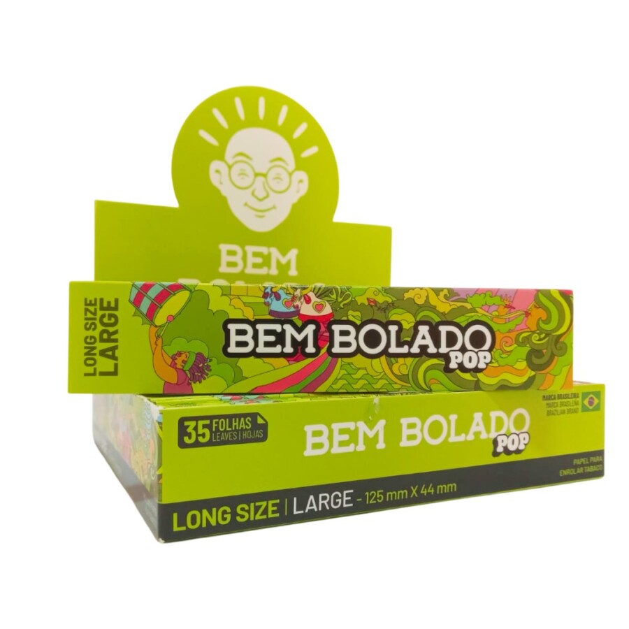 PAPEL CIG BEM BOLADO POP LONG LARGE C/24 – REF – 1851 - JVB Distribuidora